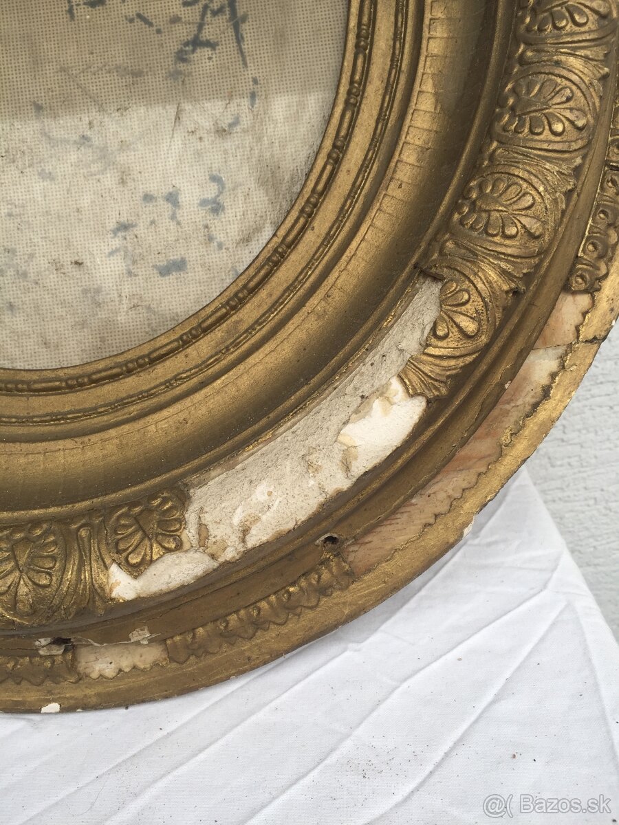 Starozitny ram 55x46 19 storocie - 6