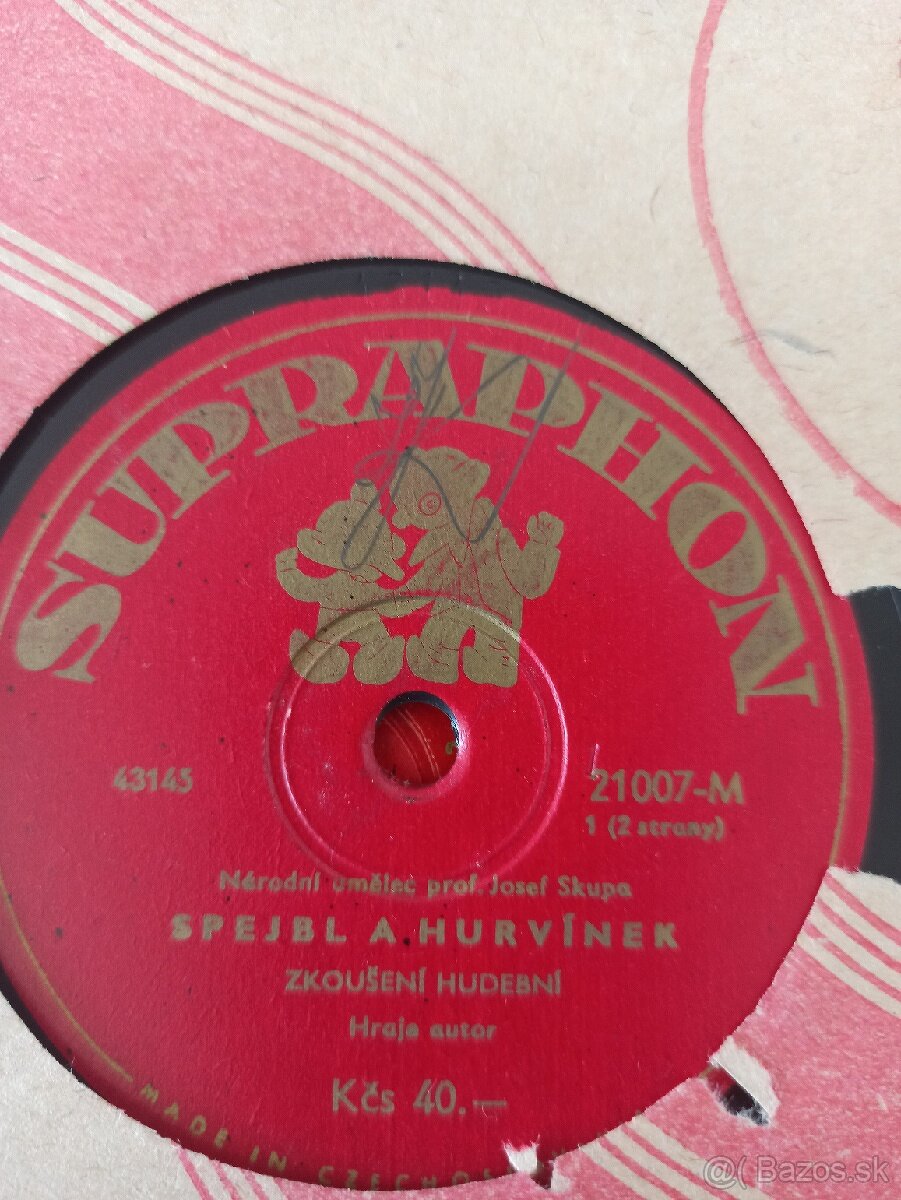 Šelakové platne Spejbl a Hurvínek - 6