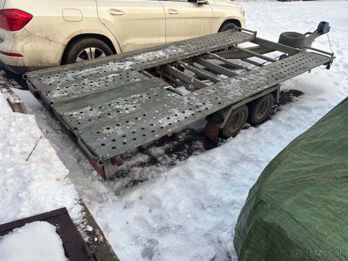 Prenajmem, požičiam prívesný vozík - autoprepravník - 6