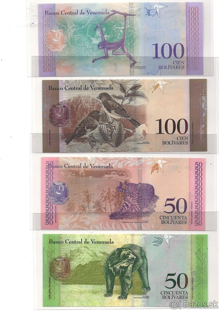 UNC Bankovky Venezuela - 6