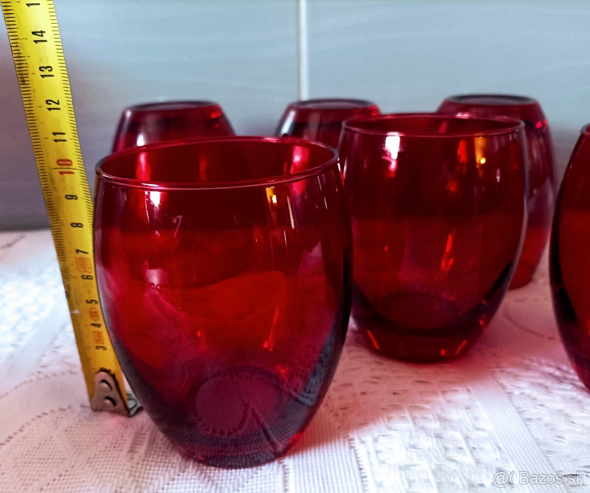 Červené sklo - 6