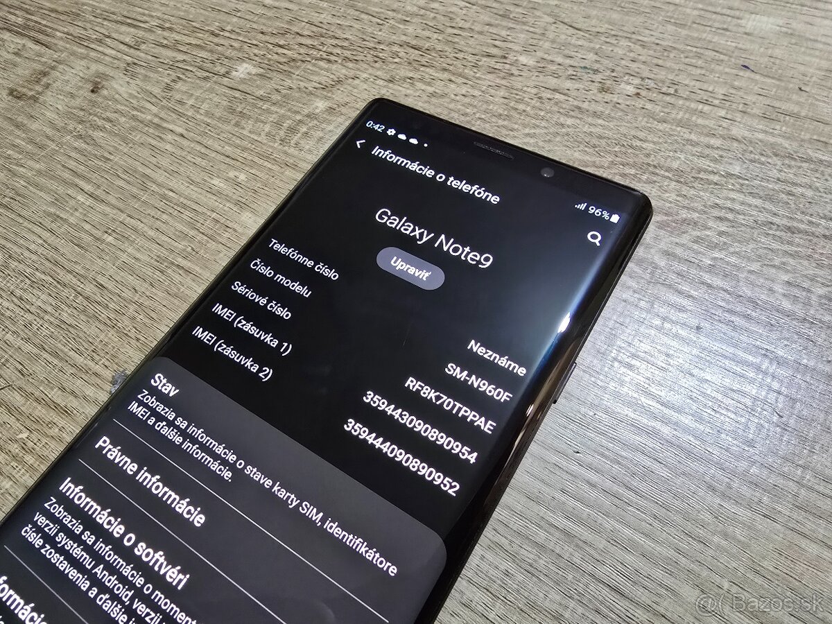 Samsung note 9 128gb plnefunkcny Dual sim neblokovany s doty - 6