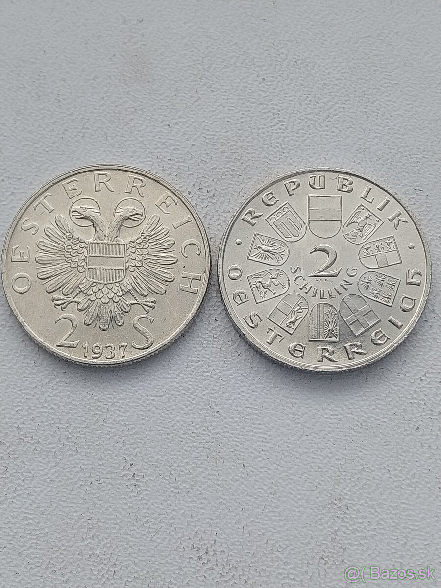 Strieborne mince Rakúska a Danska - 6