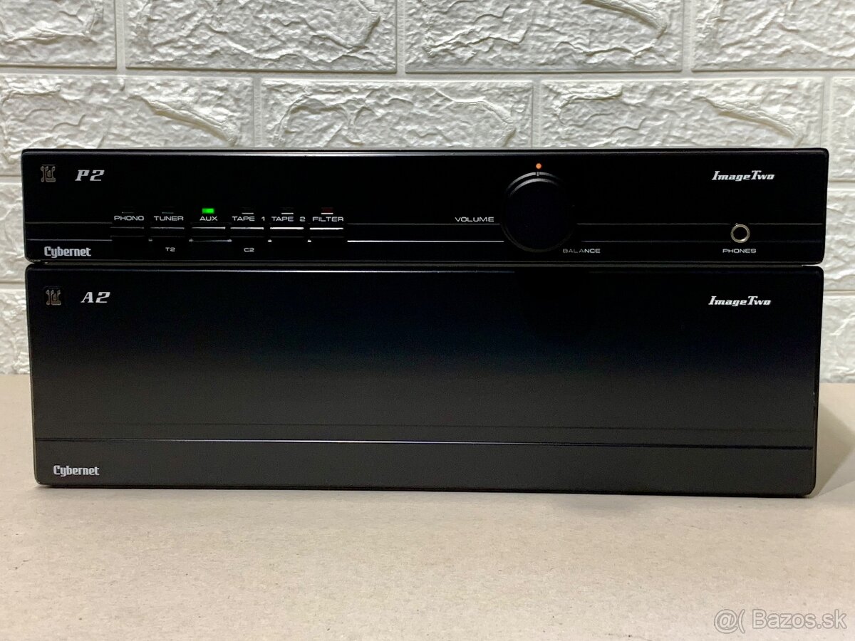 Cybernet A2 .. koncový zosilovač + Cybernet P2 predzosilovac - 6