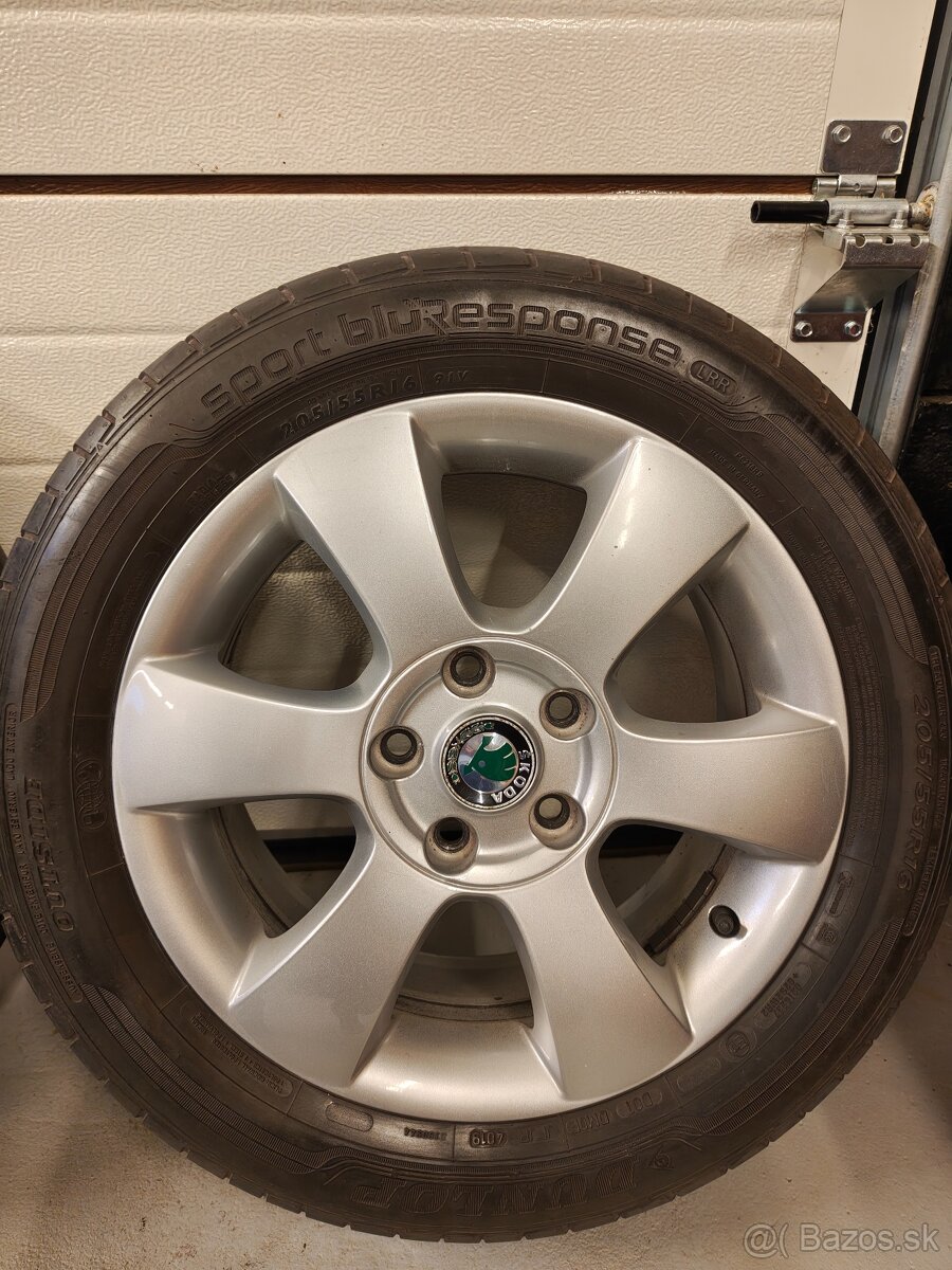 205/55 R16 letné pneu + alu disky - 6
