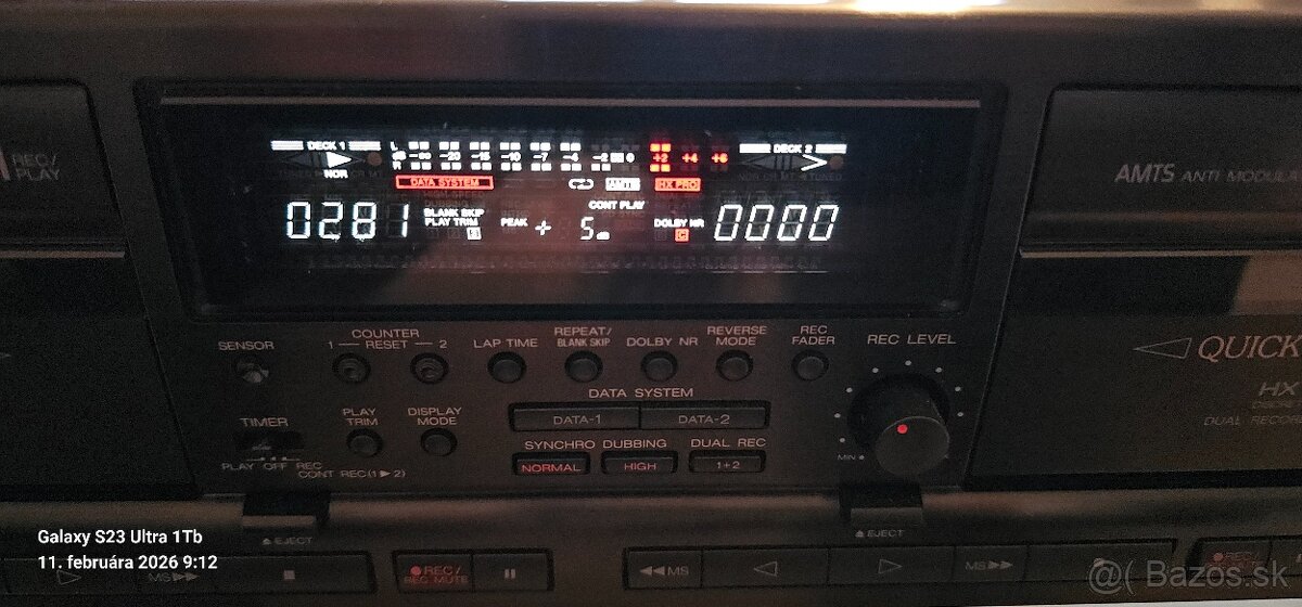 Predám dvodeck AIWA AD-WX929 - 6