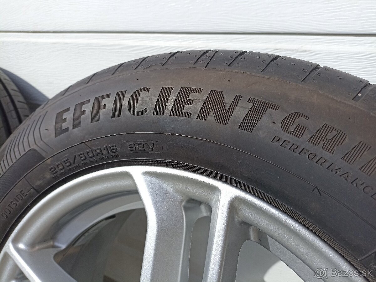 Orig. letná sada FORD 5x108 R16 + GoodYear 205/60 R16 - 6