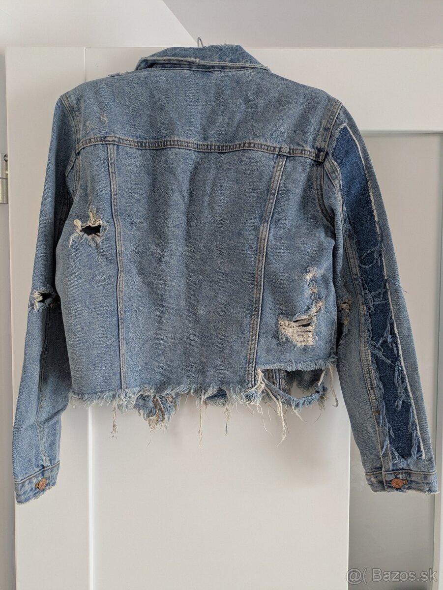 Rifľová bunda zn. ZARA - 6
