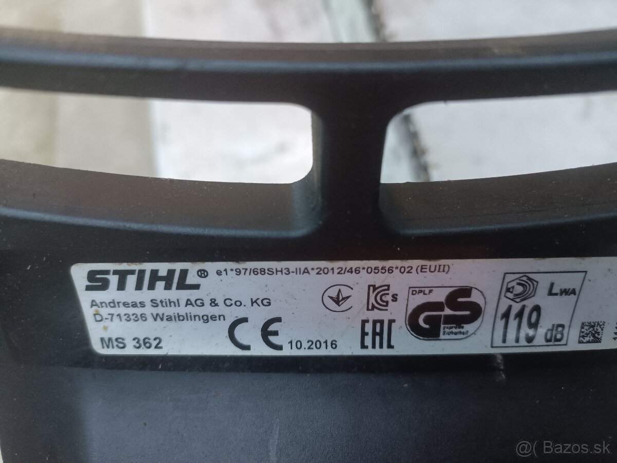 Predám Stihl ms362 Zadretá - 6