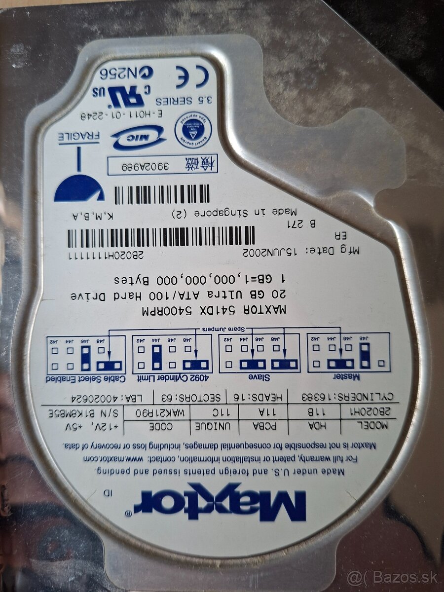 Stare pevne disky - 6