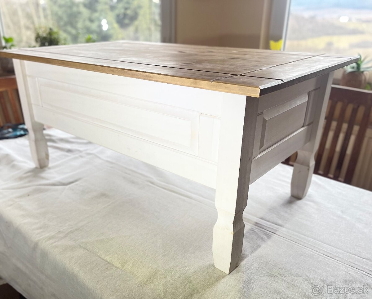 Vintage stôl do obývačky - 6