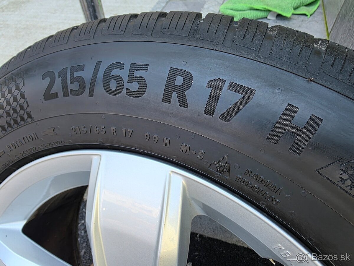 Zimne kolesá VW Tiguan 5x112 r17 215/65 r17 - 6