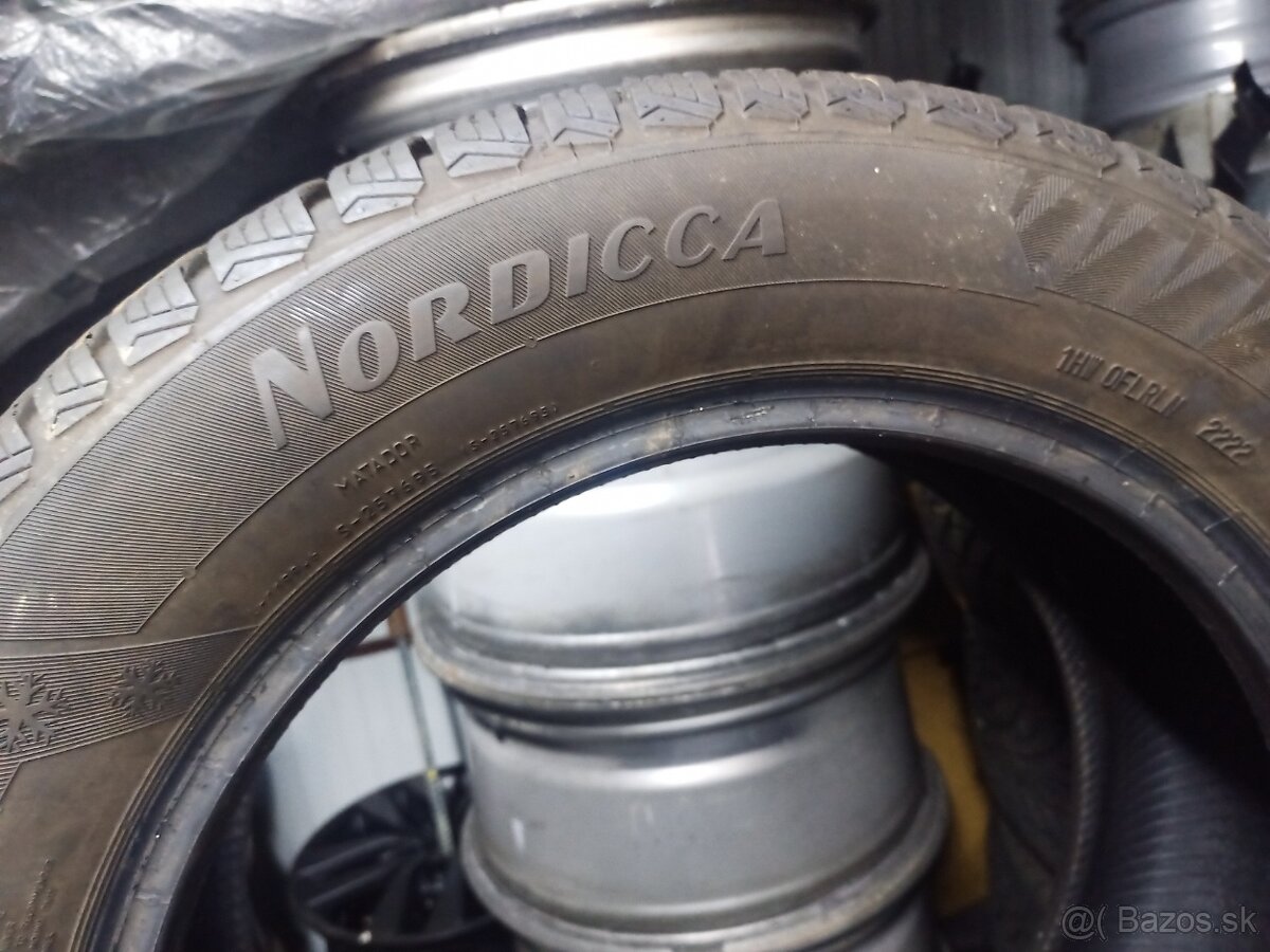 Predám sadu zimných pneu 205/55r16 - 6