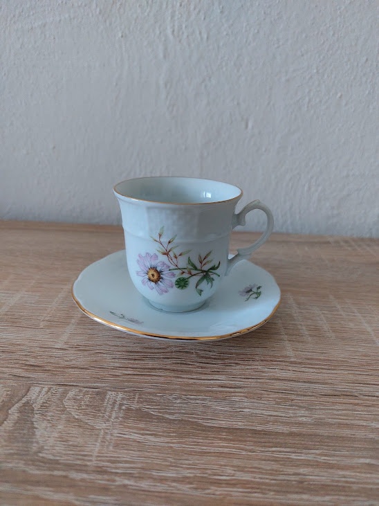 Karlovarsky porcelan - mokka salocky - 6