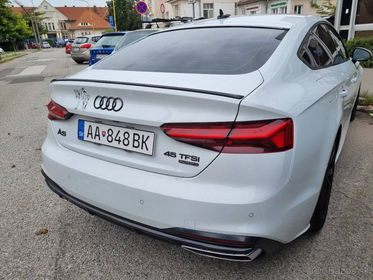 AUDI A5 S5 RS5 B9 spoiler kridlo lipo lipko na kufor - 6