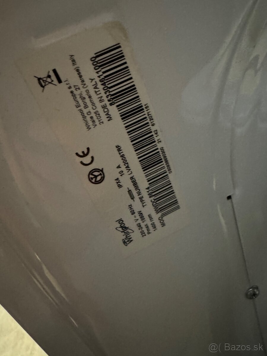 Práčka so sušičkou Whirlpool LVA2006TRF - 6