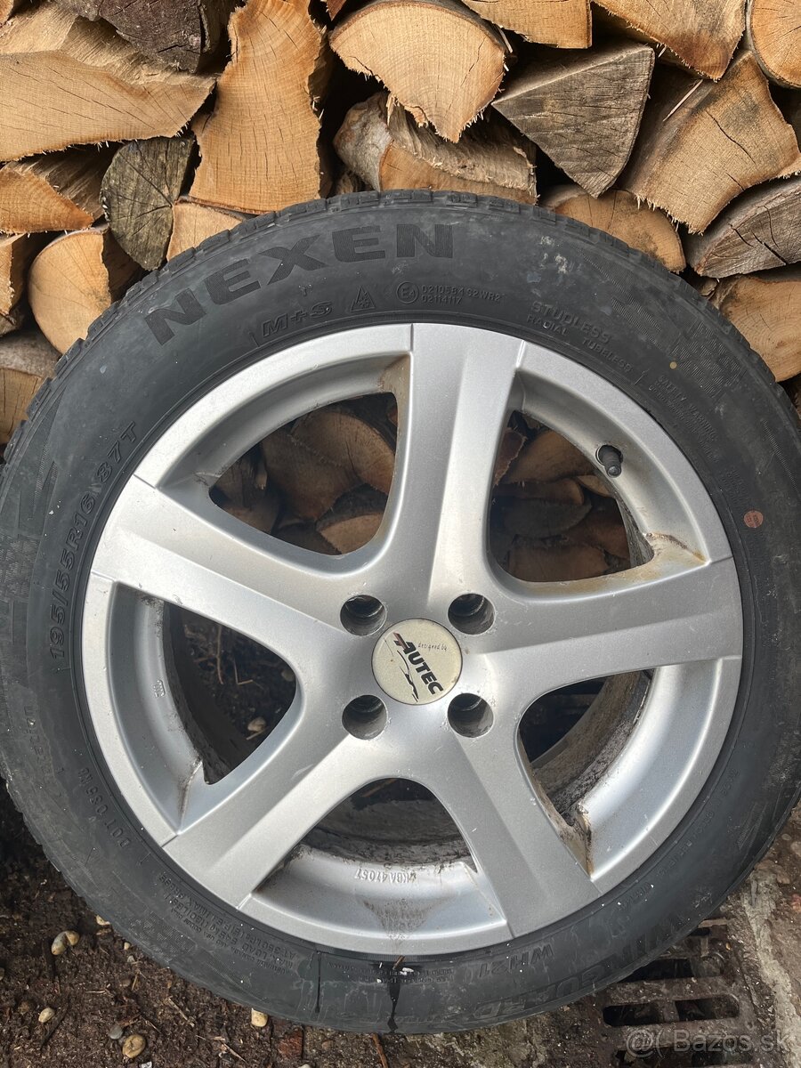 Hliníkové disky AUTEC r16 4x100 ET40 - 6