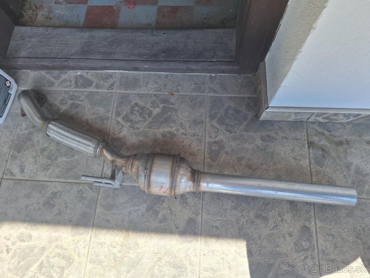 OE Škoda katalyzator + pletenec + pred.výfuk - 6