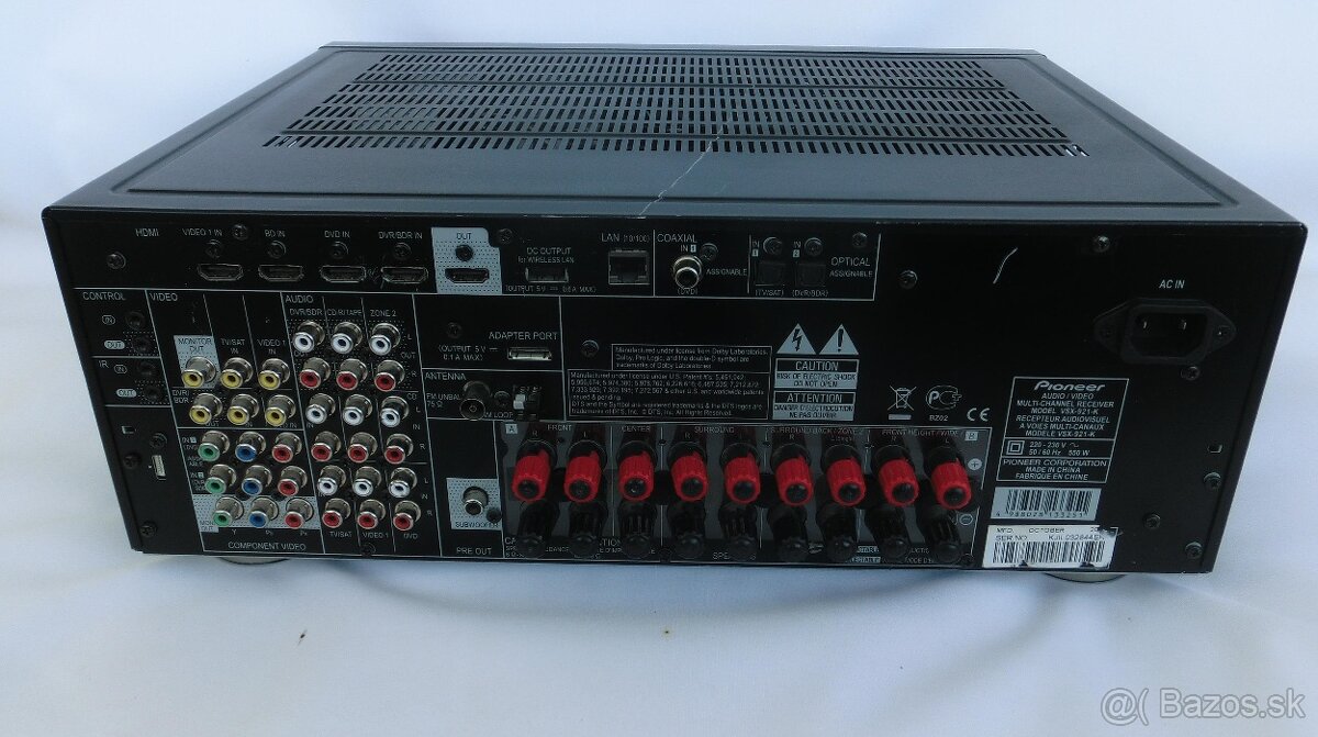 Pioneer VSX-921 – 7.1 AV receiver | HDMI . - 6