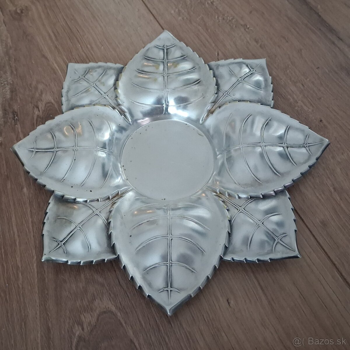 Starožitný set na štamperlíky - Sandrik jablko z alpaky - 6