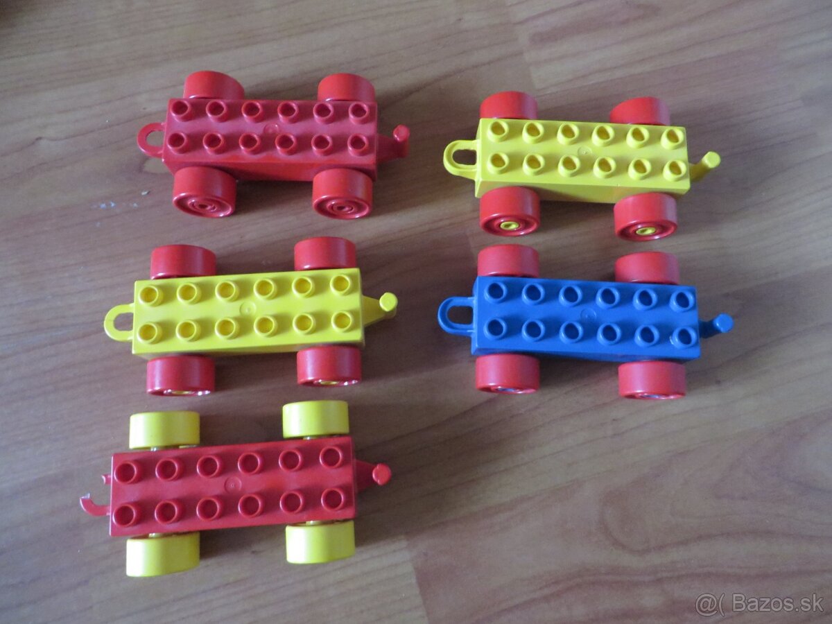 LEGO DUPLO - Nákladné auto, 5x podvozok, postavičky - 6
