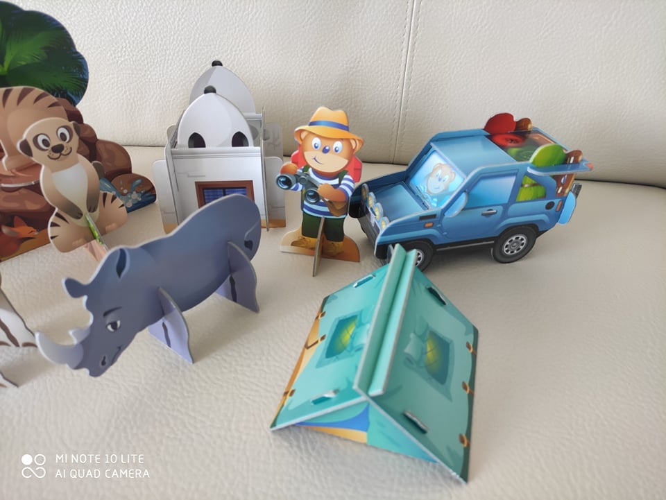 3D a 2D puzzle, cena spolu - 6