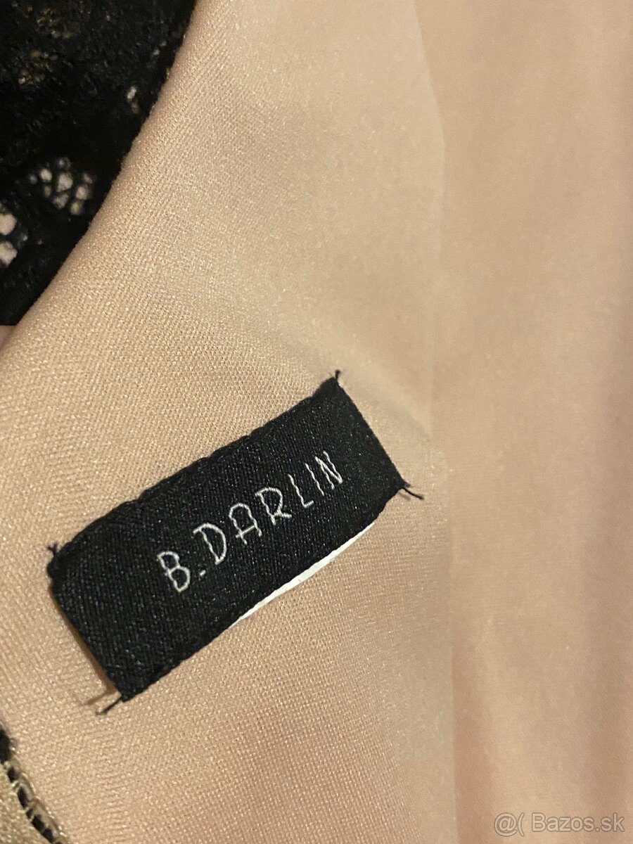B. Darlin - čierne čipkované šaty - 6