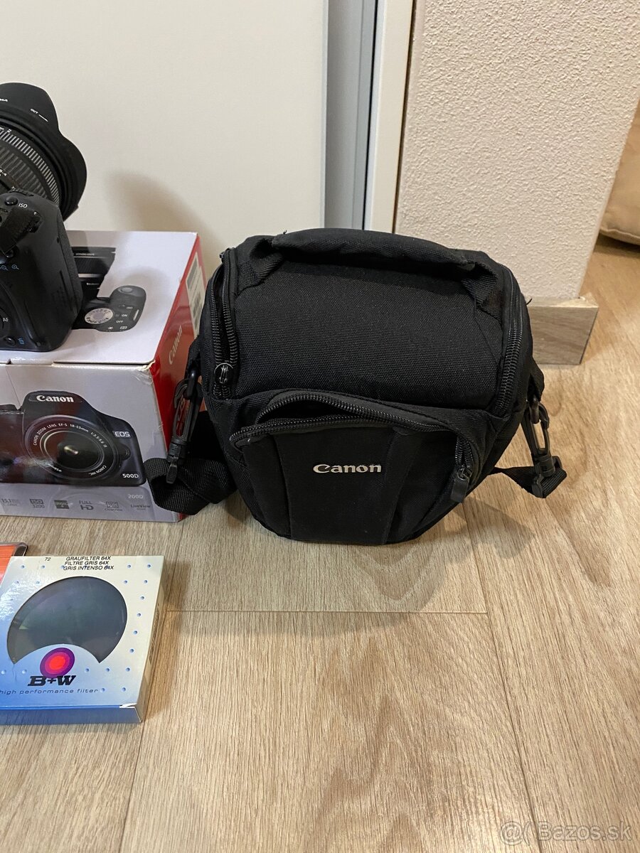 Zrkadlovka Canon Eos 500d + Sigma 17-70 mm F2.8-4 - 6