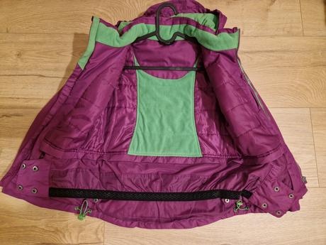 Lyžiarska bunda zelena 152, Tchibo 134/140 fialova - 6