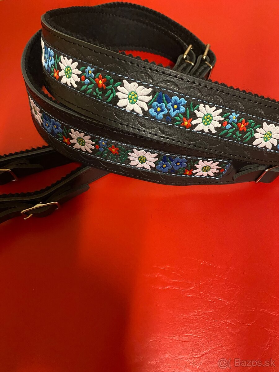 Predám kožené remene na heligónku. - 6