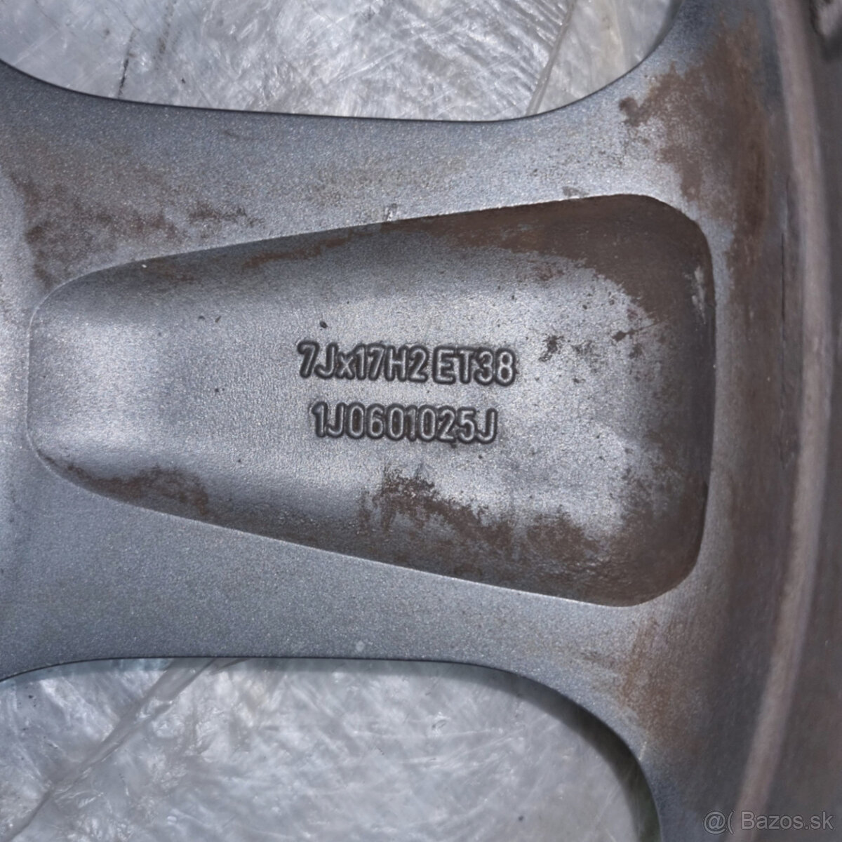 Hliníkové Volkswagen disky 5x100 R17 7J ET38 - 6