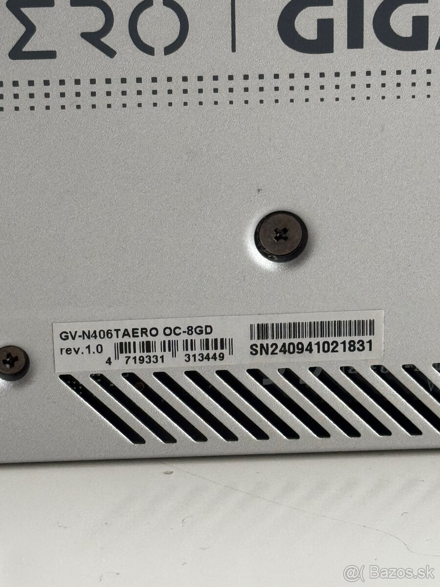 Gigabyte GeForce RTX 4060 Ti Aero - 8GB - 6