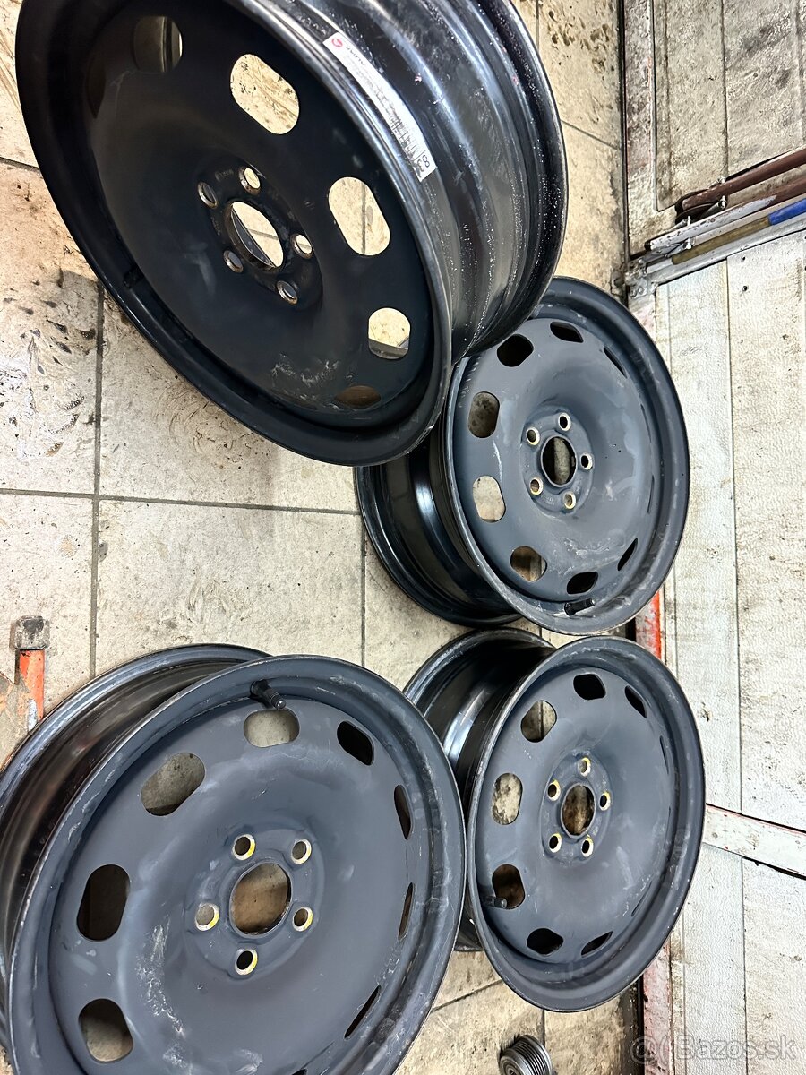 plechove disky 5x100 r15 - 6