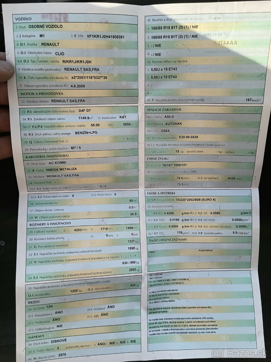 Renault Clio 3 grandtour 1.2i + LPG - 6