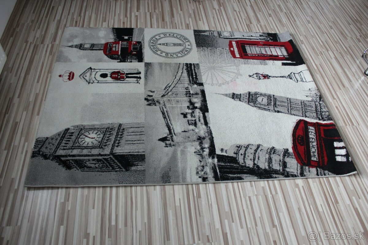 Koberec do detskej izby 2kusy pirát + Londýn - 6