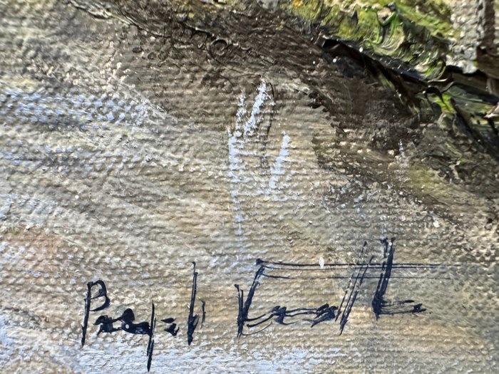 Olejomaľba Pasquale Vuotto (1958) – Prvý sneh v Paríži - 6