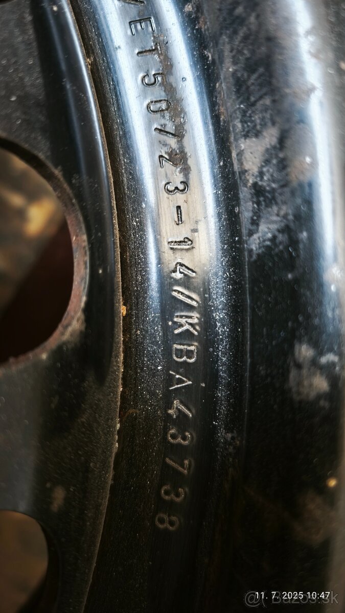 Plechove disky 6 ½ J x 16 - 6