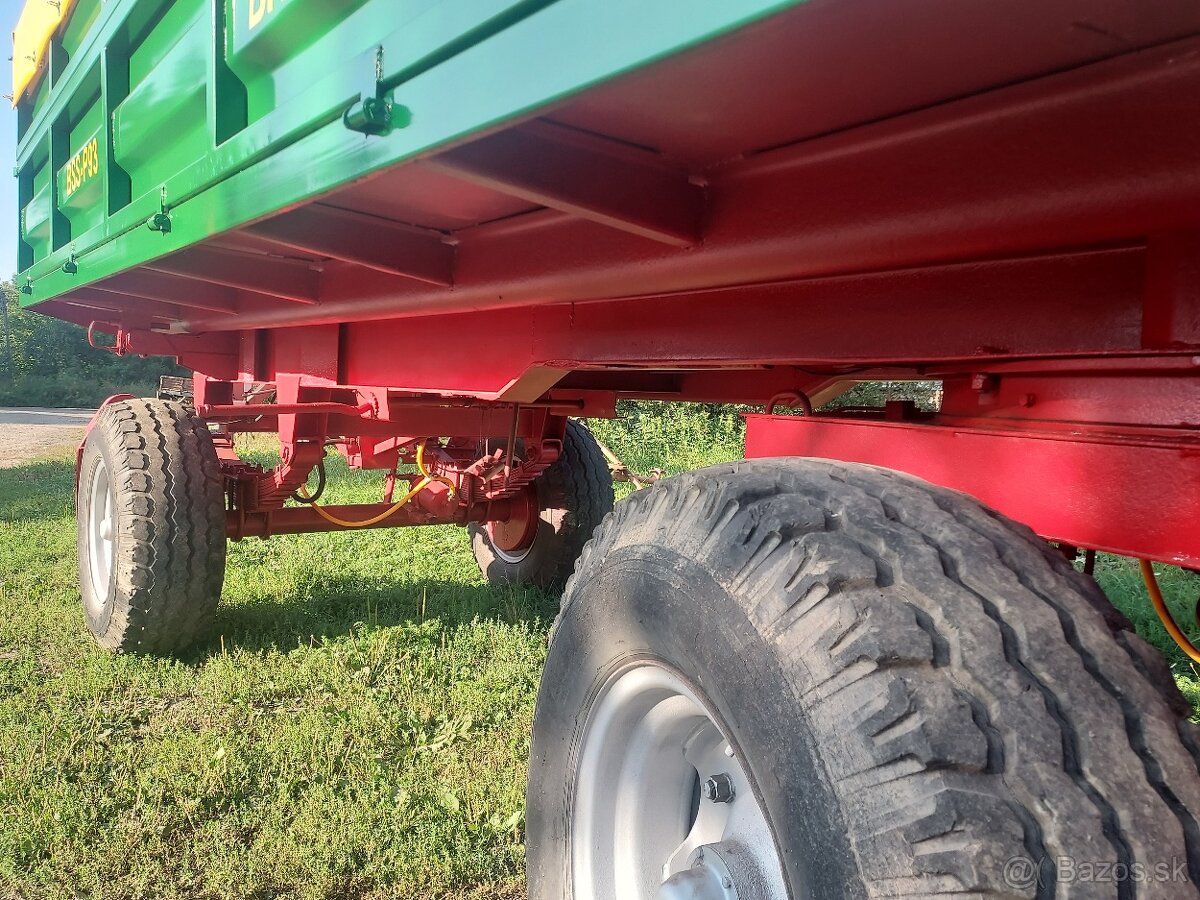 Prodám přívěs za traktor BSS P93 Autovlek 9t vlek vlečka - 6