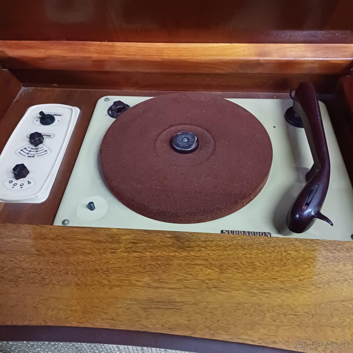 Tesla Tábor 2 – rádio + gramofón, neodskúšané - 6