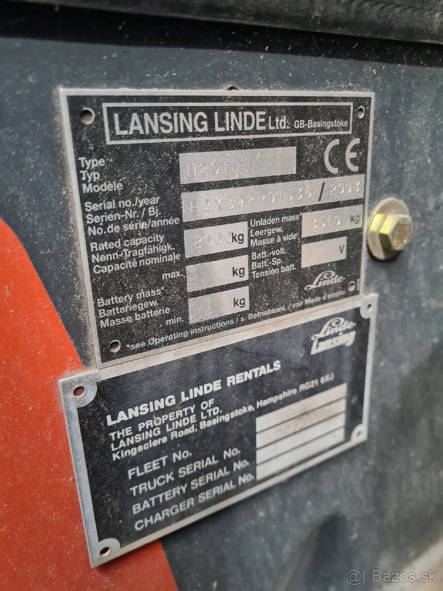 VZV Linde H20T LPG - 6