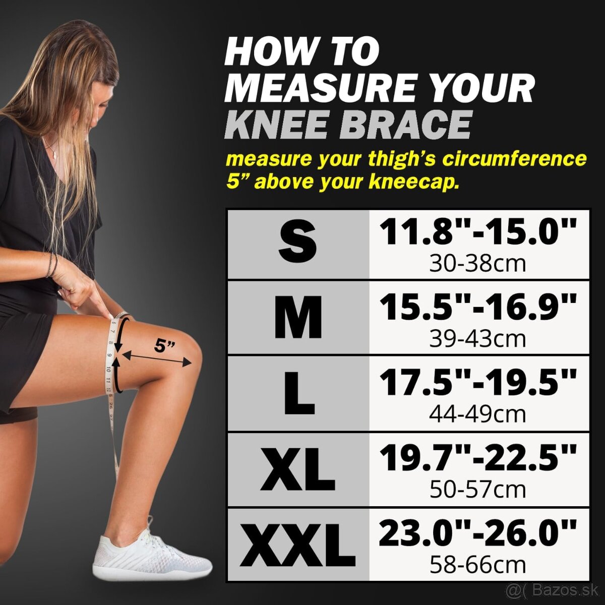 POWERLIX Najlepšia ortéza na koleno proti bolesti - XL , 2ks - 6