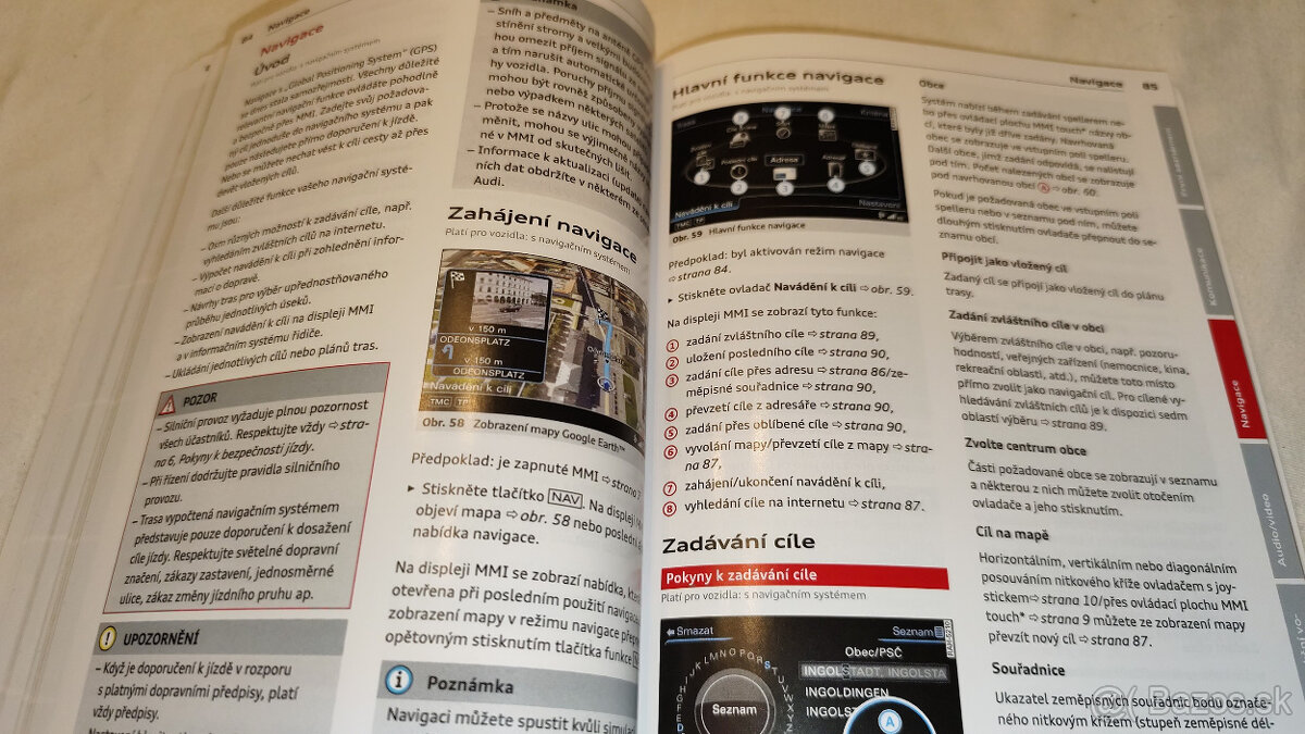 AUDI MMI systém Plus - návod k obsluze multimédií a navigace - 6