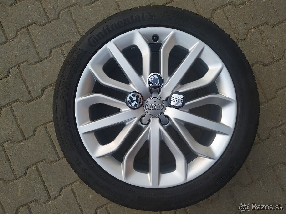 Originálna letná sada Audi R19 + Continental 235/45 R19 - 6