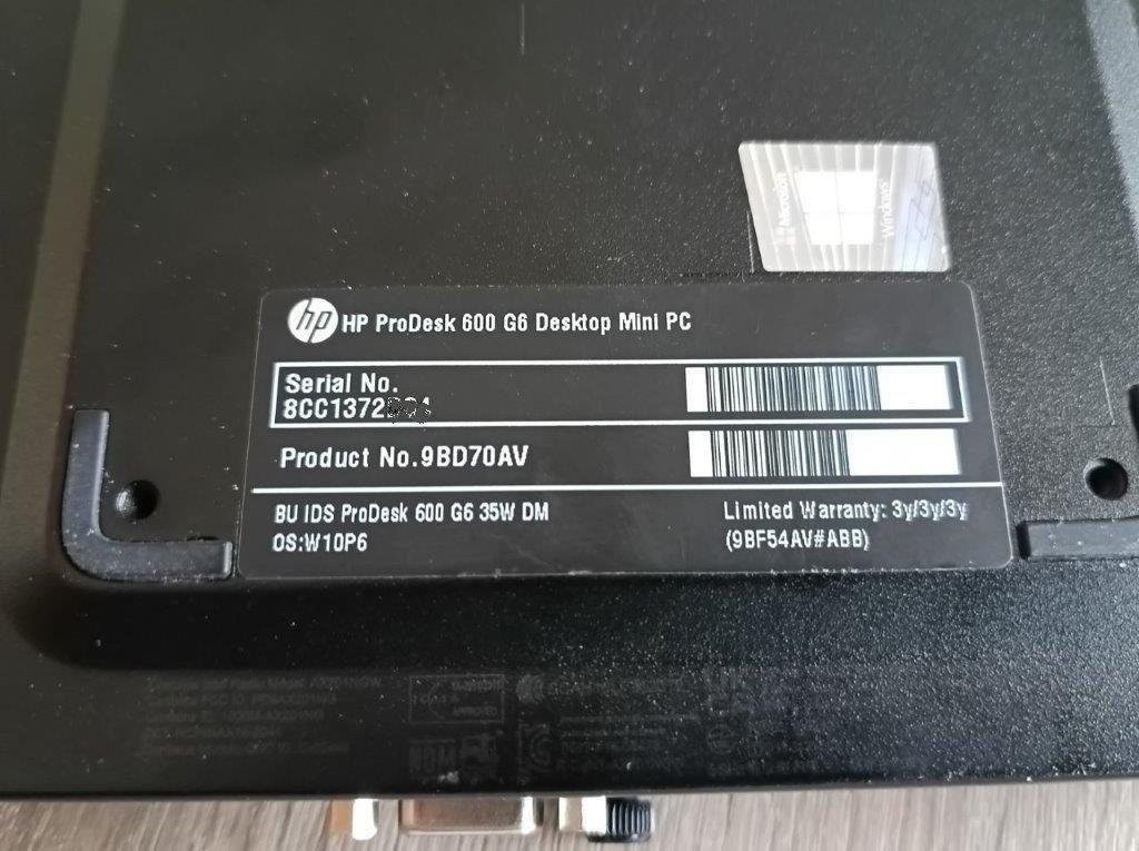 HP ProDesk 600 G6 Mini HTPC - záruka do 03/ 2027 - 6