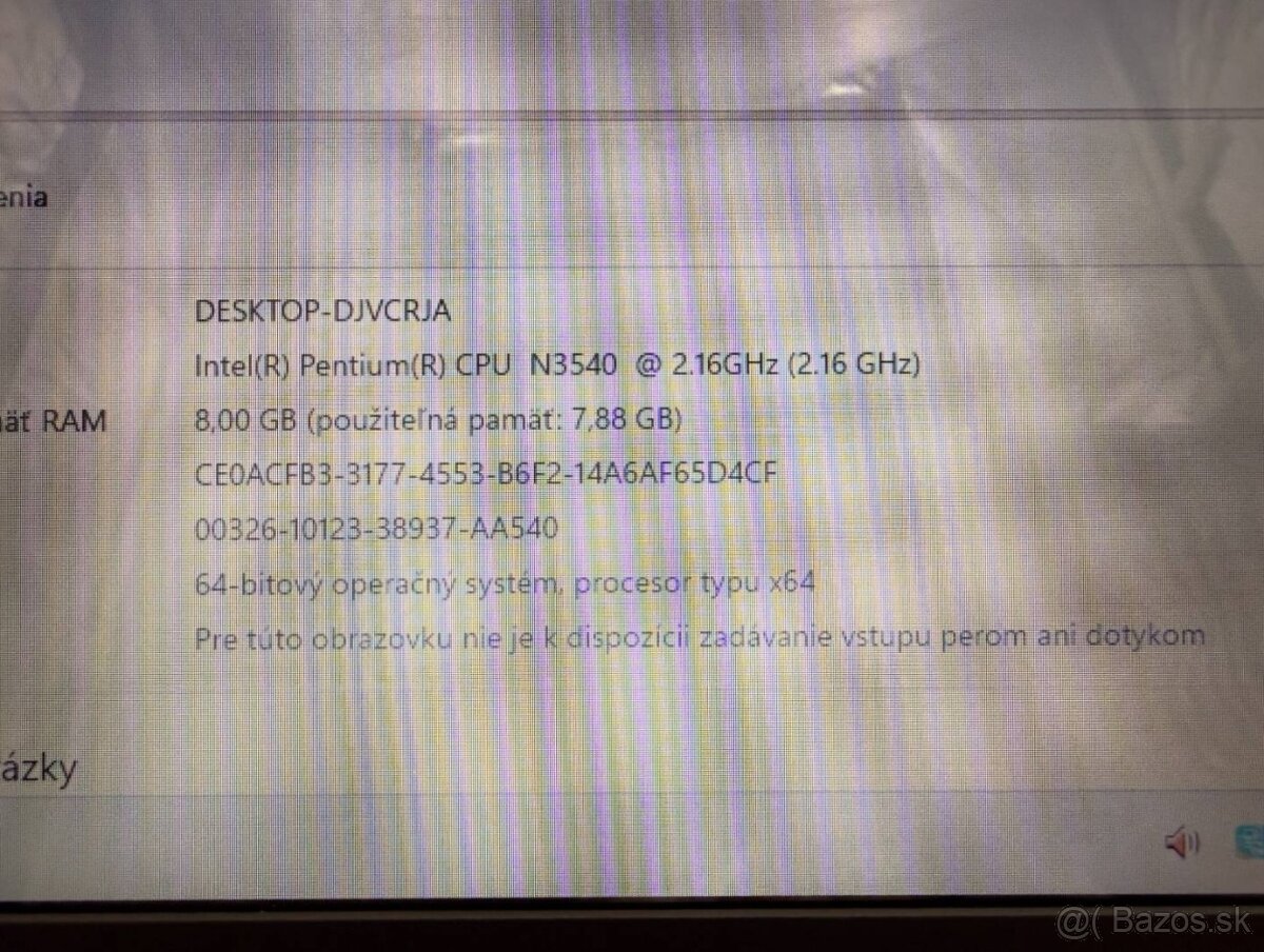 Notebook Lenovo IdeaPad 100 N3540 / 8GB RAM / 256GB SSD - 6