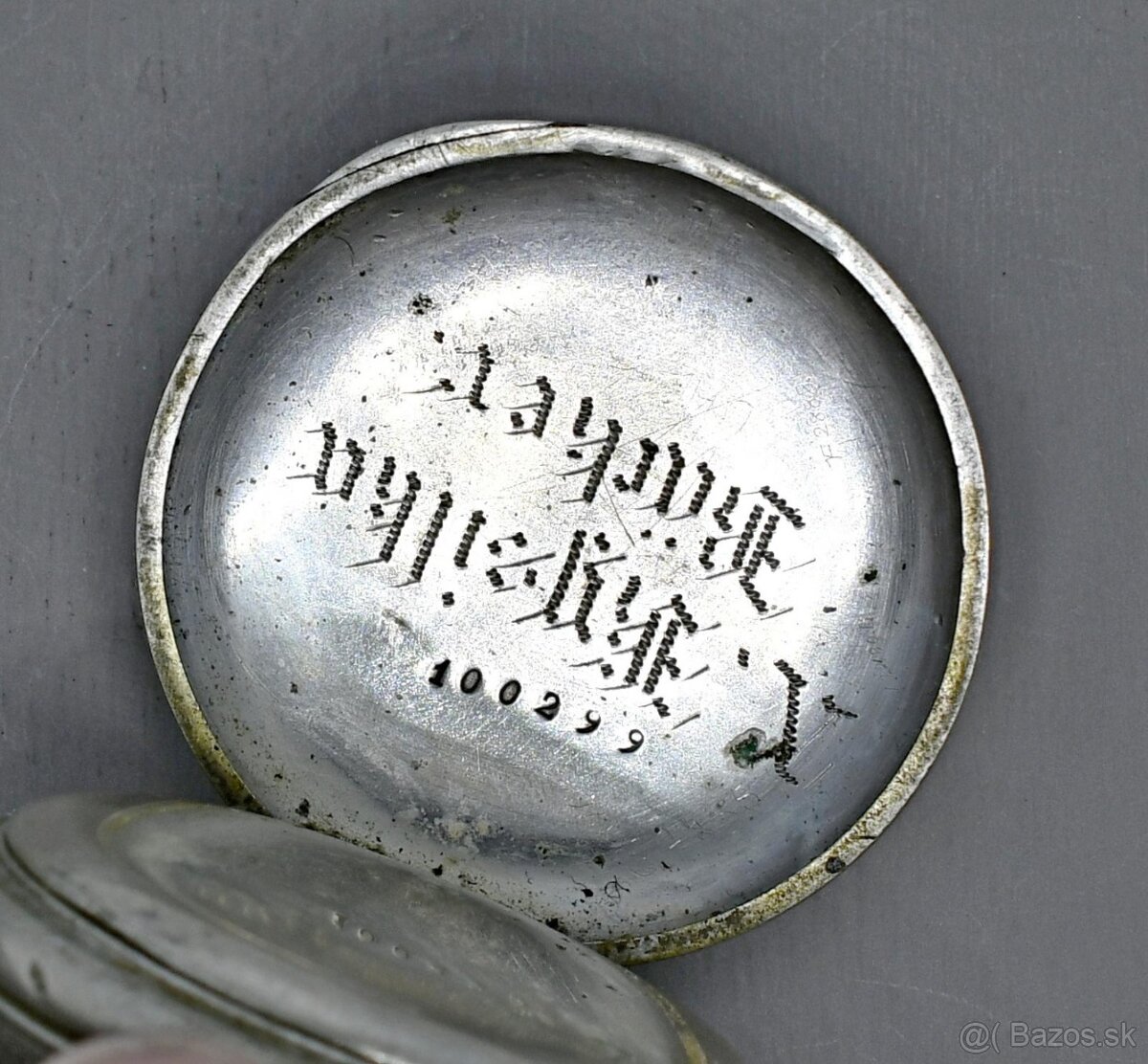 Kapesní hodinky s uprostřed s lehce malovaným ciferníkem. - 6