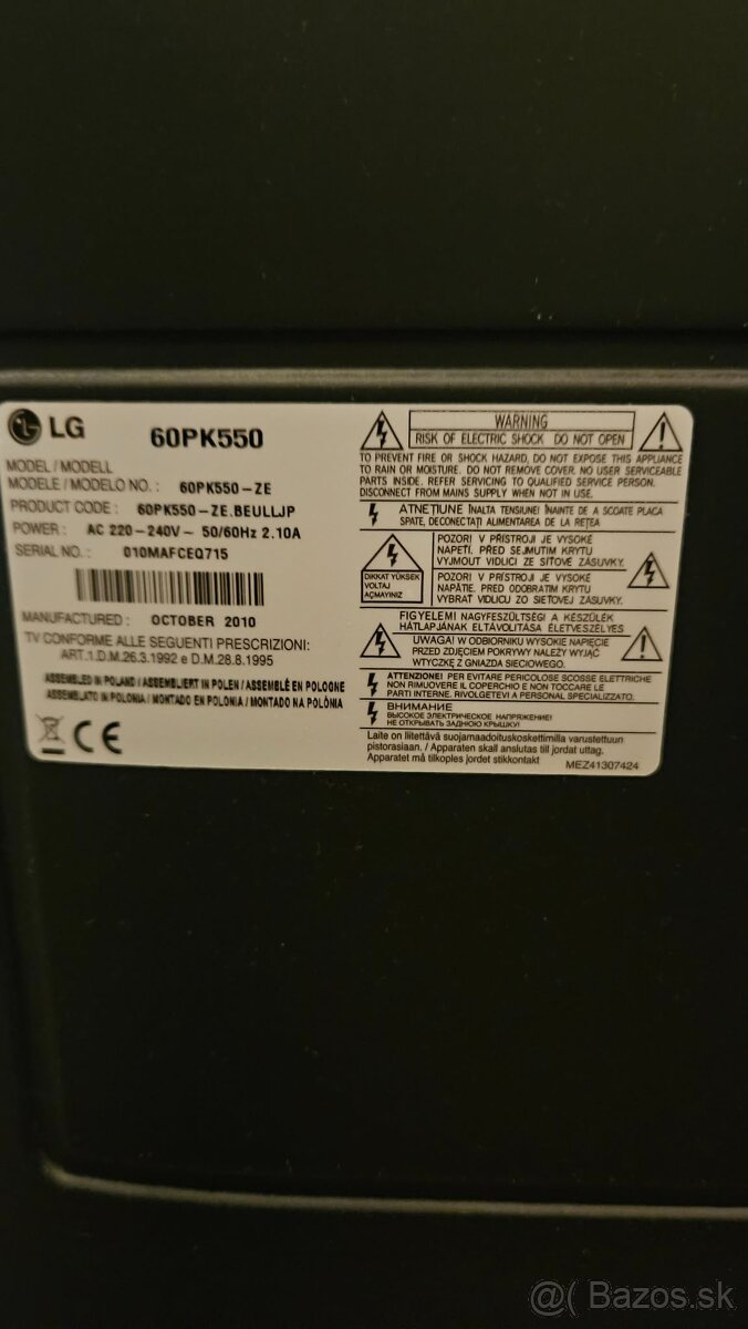 LG 60PK550 Plazma TV 60" - 6