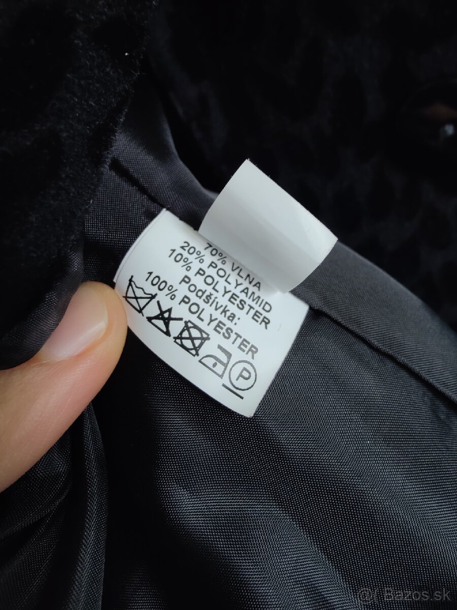 Elegantný dámsky vlnený kabát veľ. 44-46 - 6