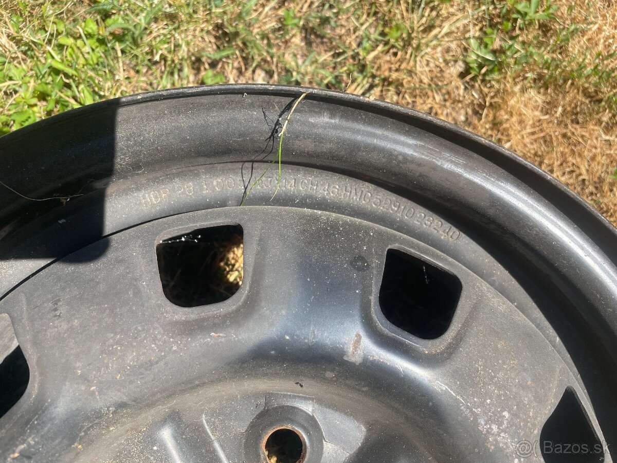 Na predaj: 2x Oceľové disky 14" –4x100-Renault, Dacia a iné - 6