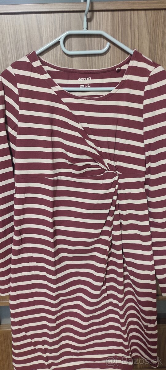 Tehotenské šaty S/M + pančušky - 6